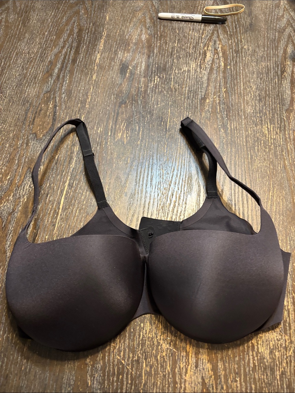 SKIMS ultimate push up balconette 38D NWOT Black onyx